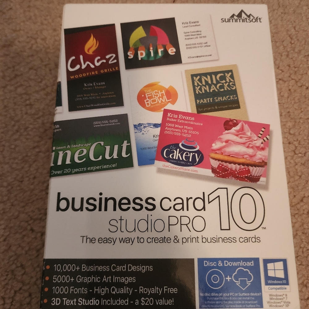 BUSINESS CARD STUDIO PRO SOFTWARE